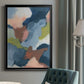 Soft Indigo Atmosphere II - Modern Framed Canvas Print