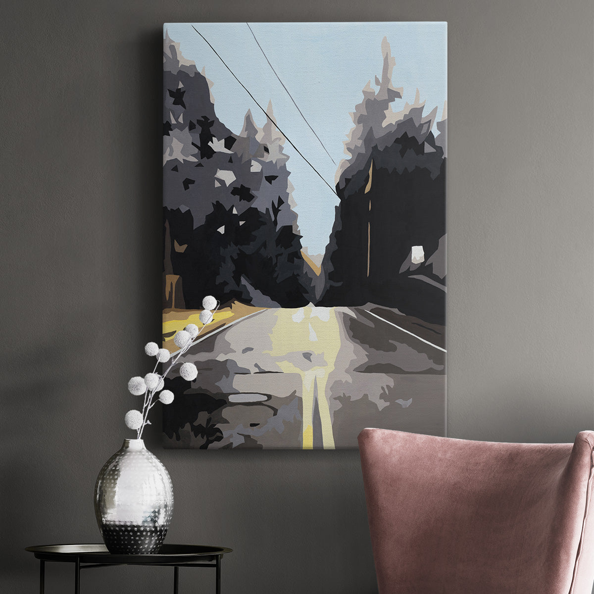 The Road Less Traveled Premium Gallery Wrapped Canvas - Ready to Hang