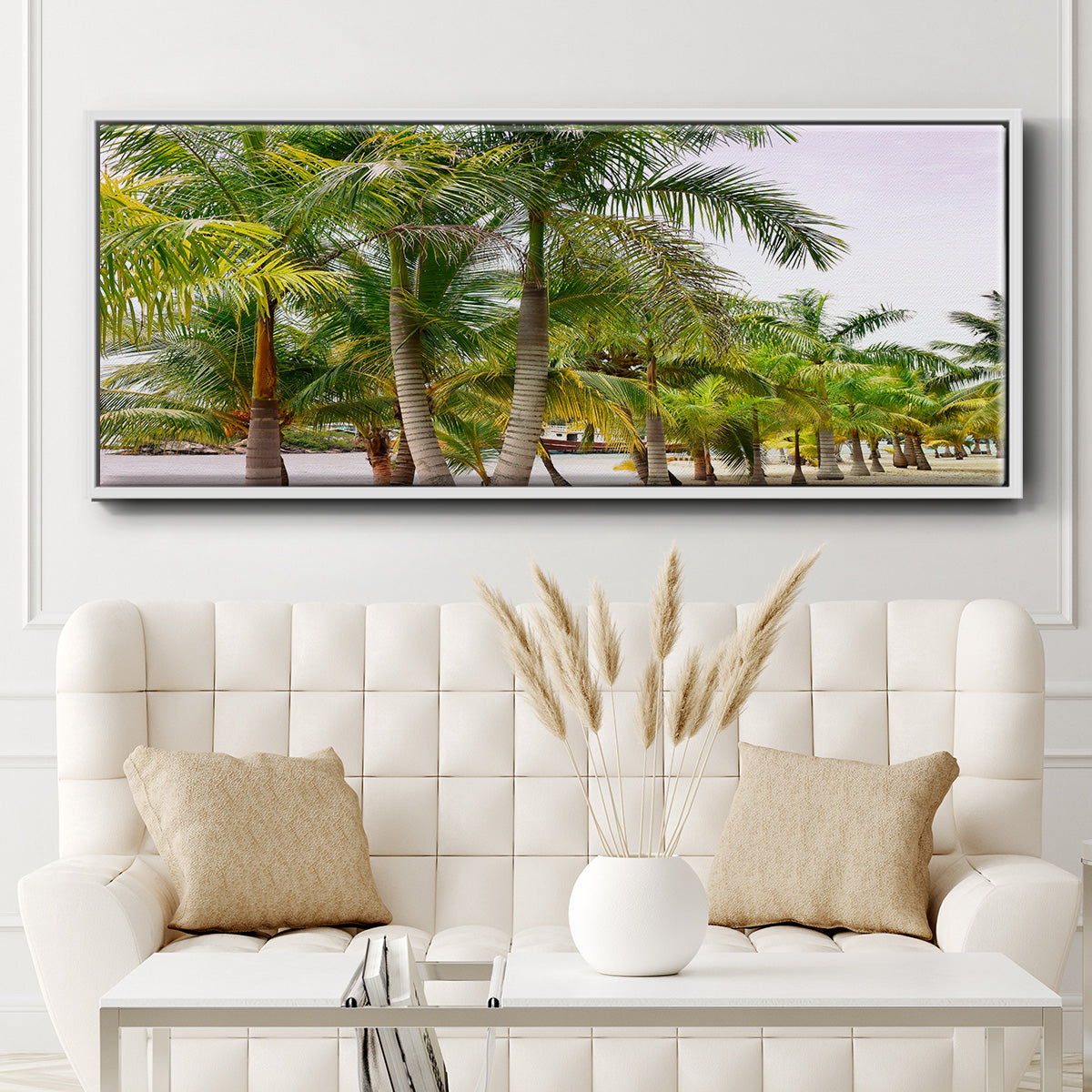 Summer Day - Floater Framed Canvas Print
