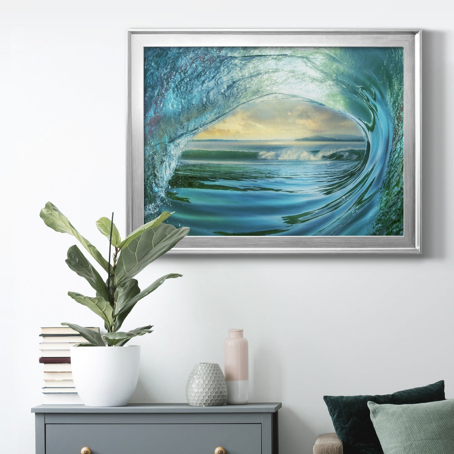 Big Wave Premium Classic Framed Canvas - Ready to Hang