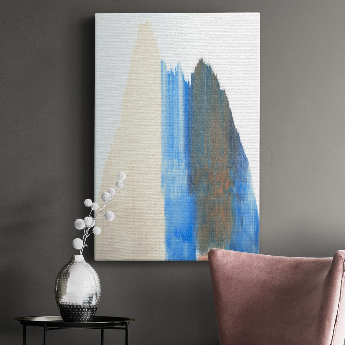 Seismic Slide I Premium Gallery Wrapped Canvas - Ready to Hang