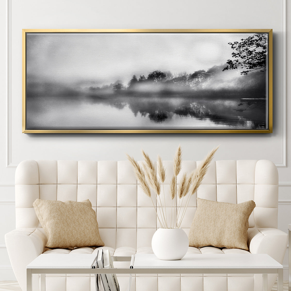 Soft Wonders - Floater Framed Canvas Print