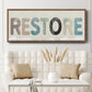Restore Your Self - Floater Framed Canvas Print