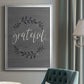 Grateful Wreath - Modern Framed Canvas Print