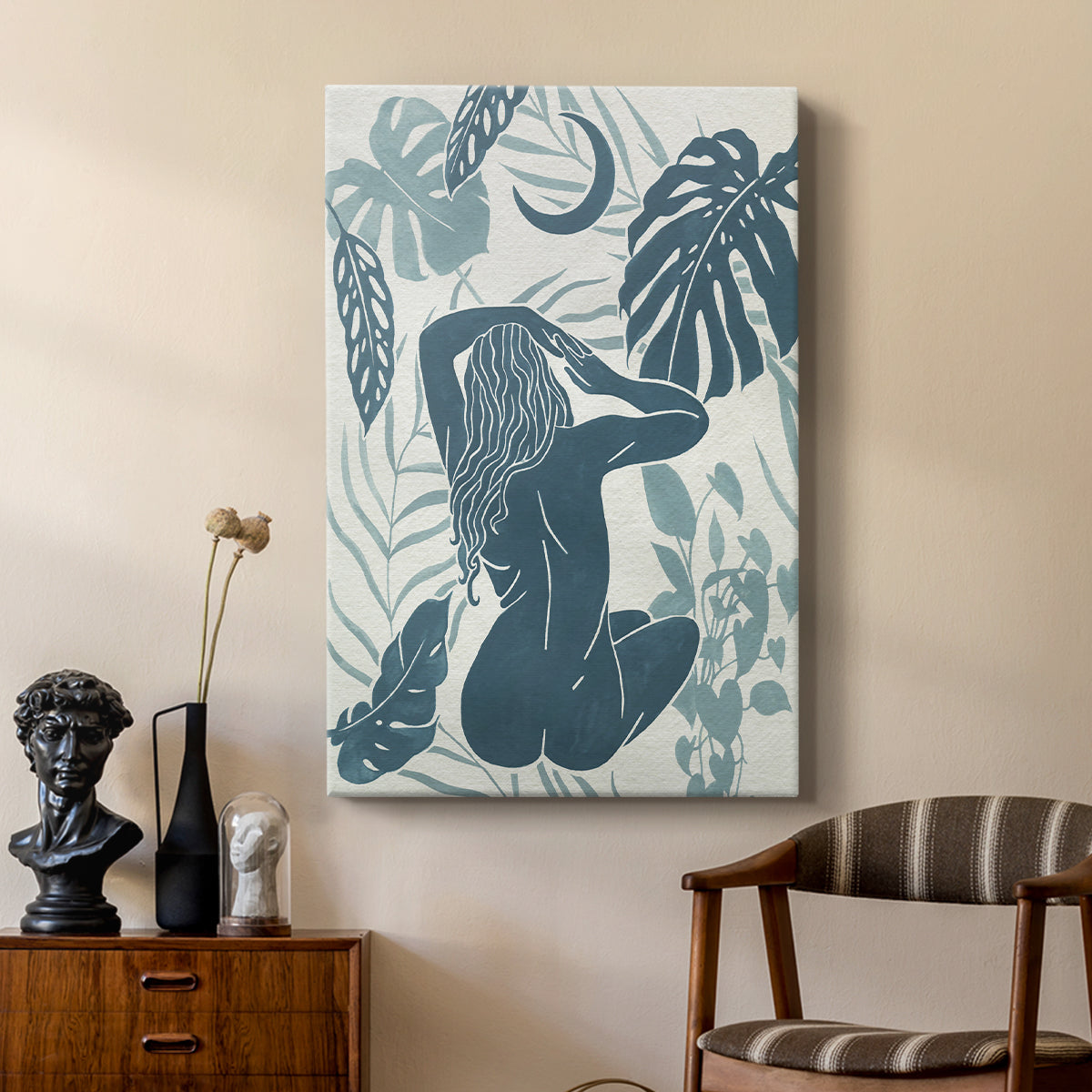 Moon Gazer IV - Canvas Art Print