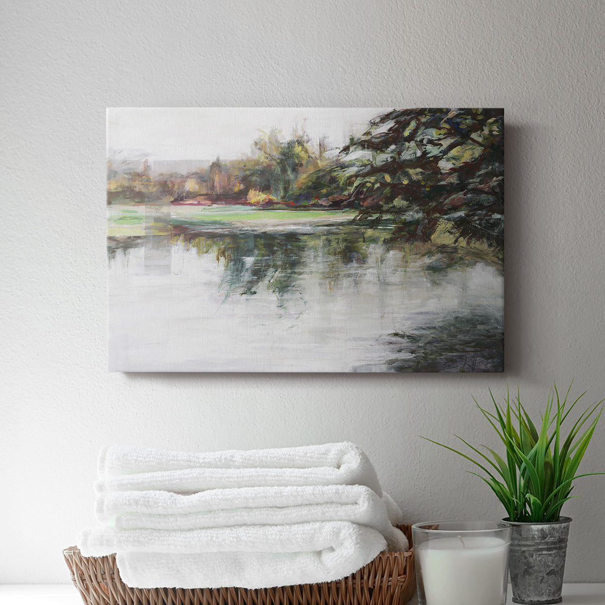 Upon Reflection - Canvas Art Print