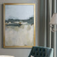 Brushstroke Badlands I - Modern Framed Canvas Print