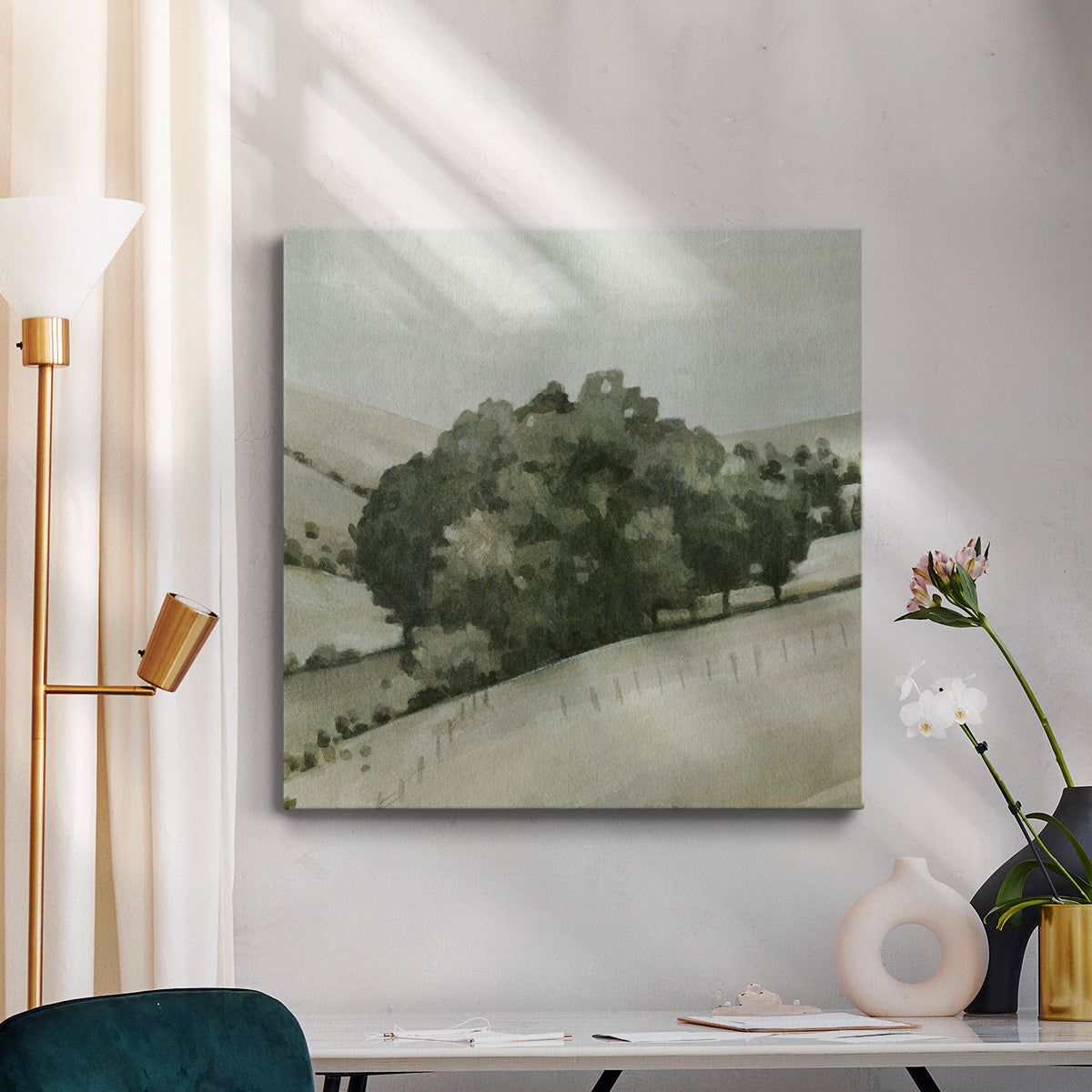 Rolling Grove I-Premium Gallery Wrapped Canvas - Ready to Hang