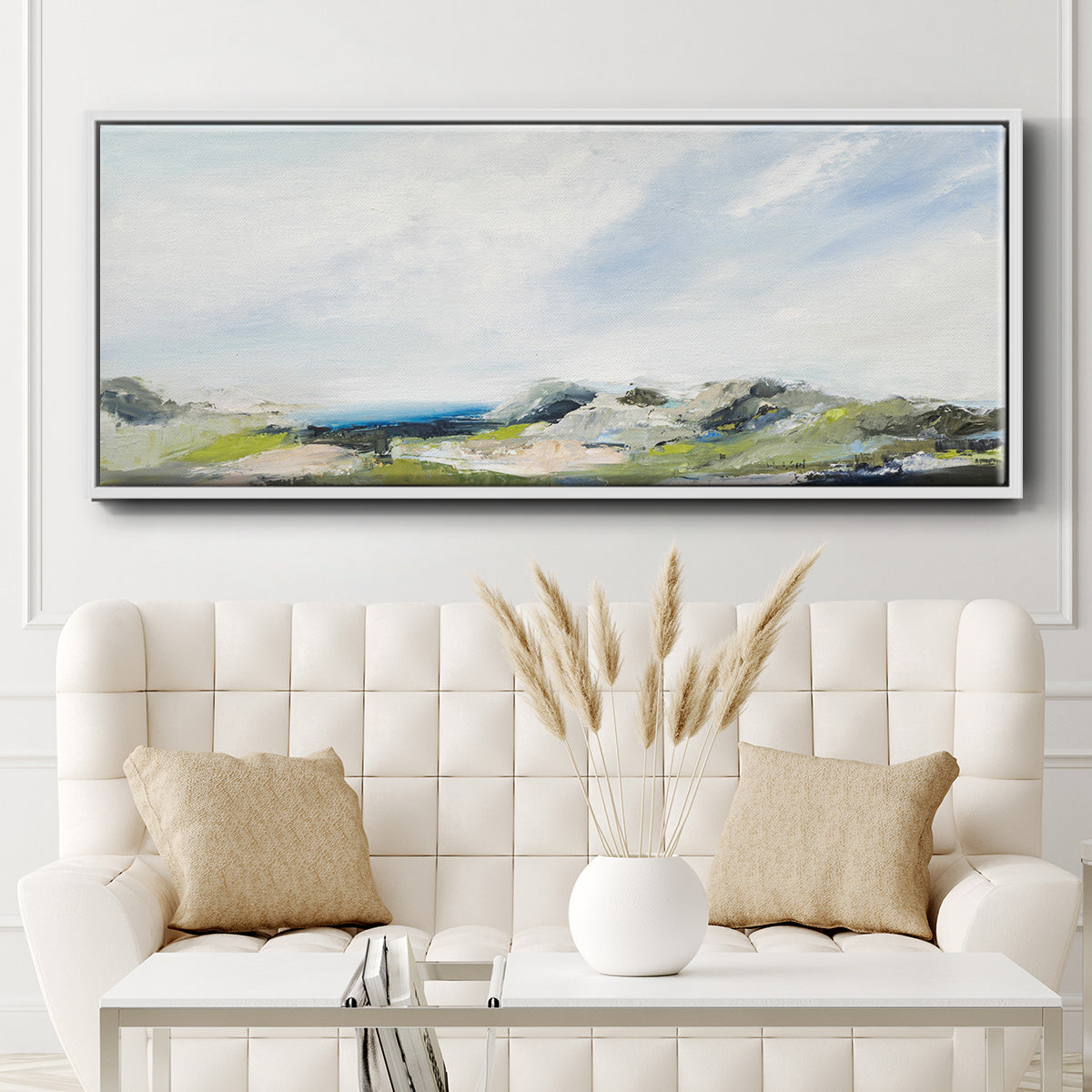 The Earth Sings - Floater Framed Canvas Print