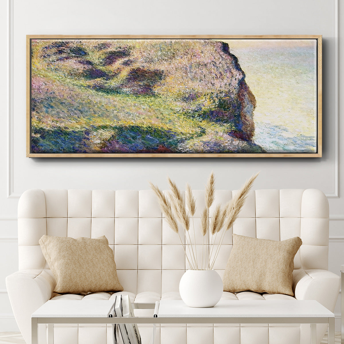 The Pointe du Petit Ailly, 1897 - Floater Framed Canvas Print