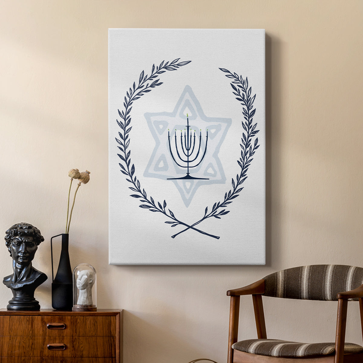 Happy Hanukkah I - Canvas Art Print