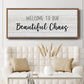 Beautiful Chaos - Floater Framed Canvas Print