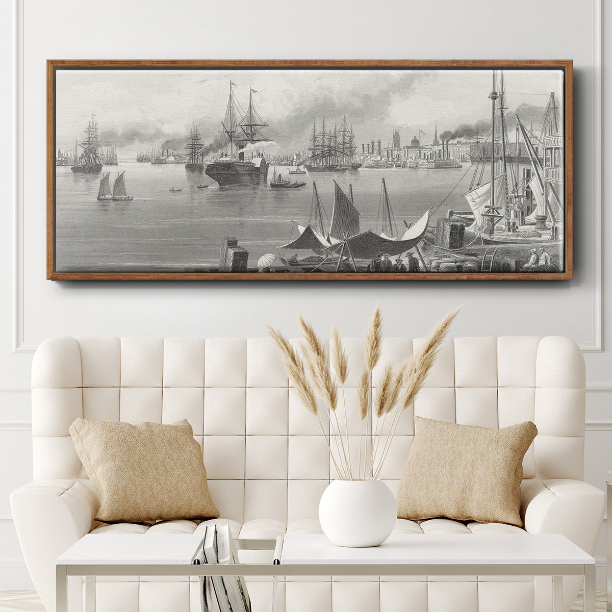 New Orleans - Floater Framed Canvas Print