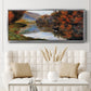 Rowboat on the Seine at Jeufosse, 1884 - Floater Framed Canvas Print