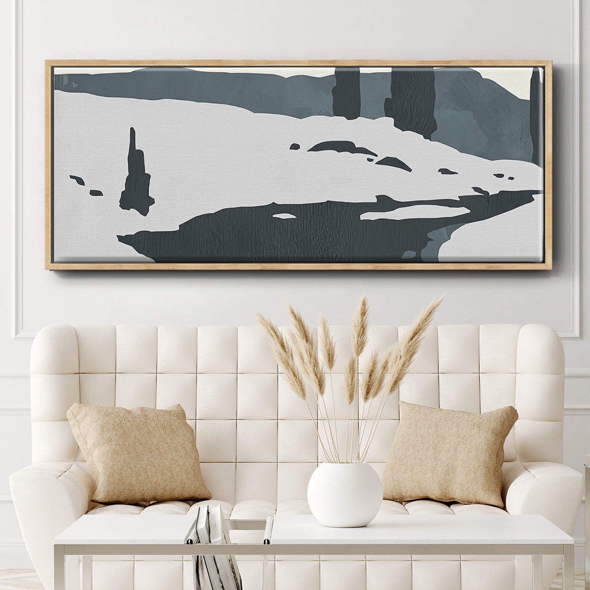 Cutter Island II - Floater Framed Canvas Print