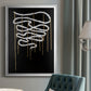 Weeping Ribbon II - Modern Framed Canvas Print