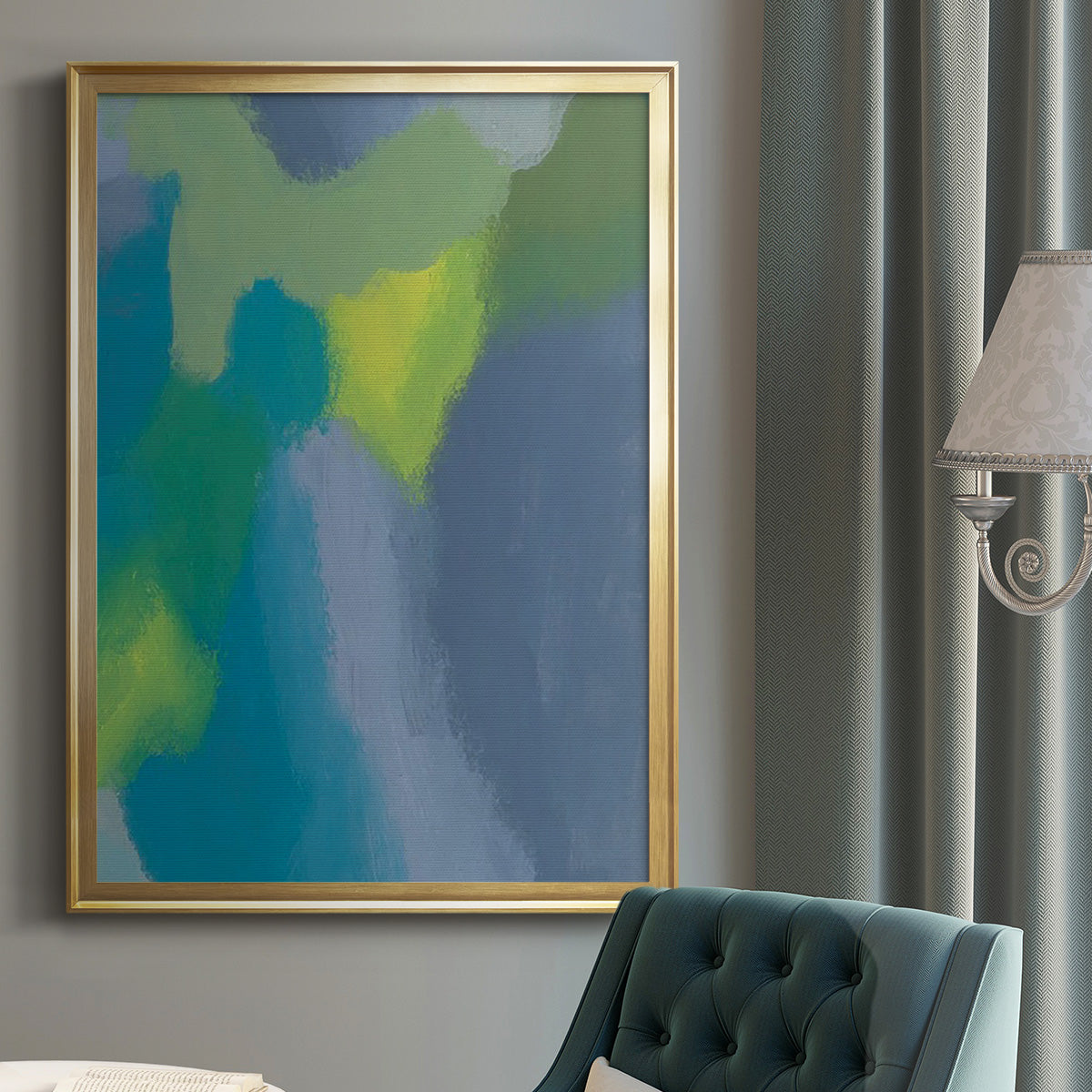 Lost in Memories III - Modern Framed Canvas Print