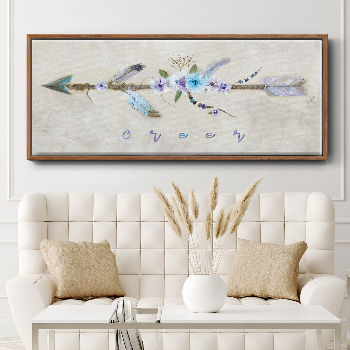 Creer - Floater Framed Canvas Print
