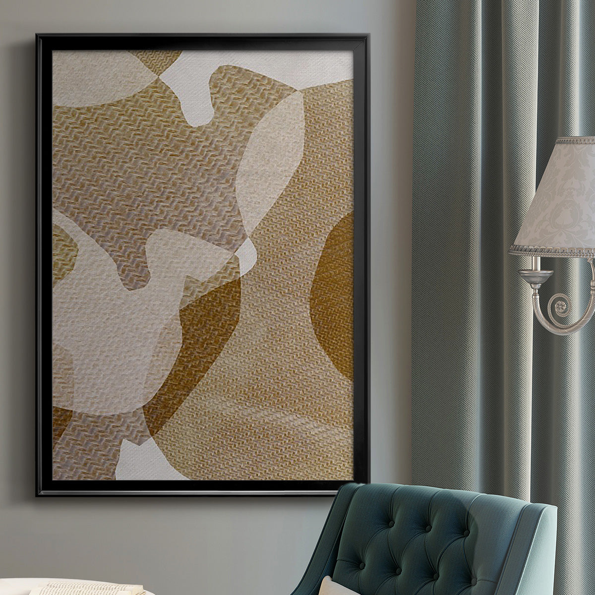 Texture Desert II - Modern Framed Canvas Print