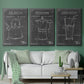 Morning Routine IV - Floater Framed Canvas Set