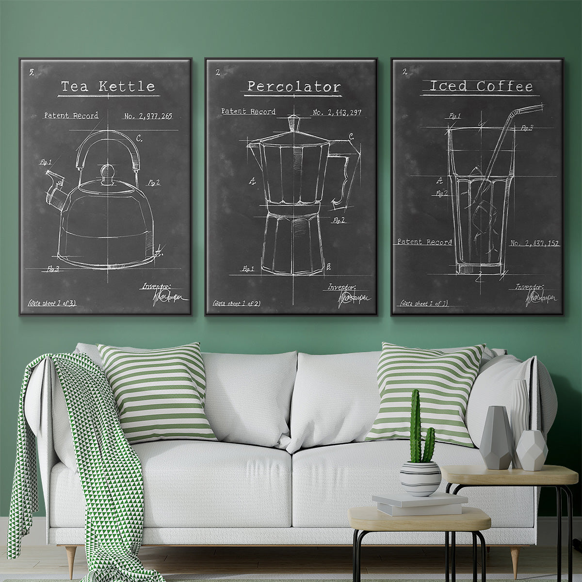 Morning Routine IV - Floater Framed Canvas Set