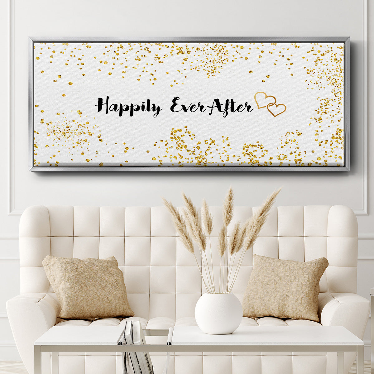 Happily Ever After - Floater Framed Canvas Print