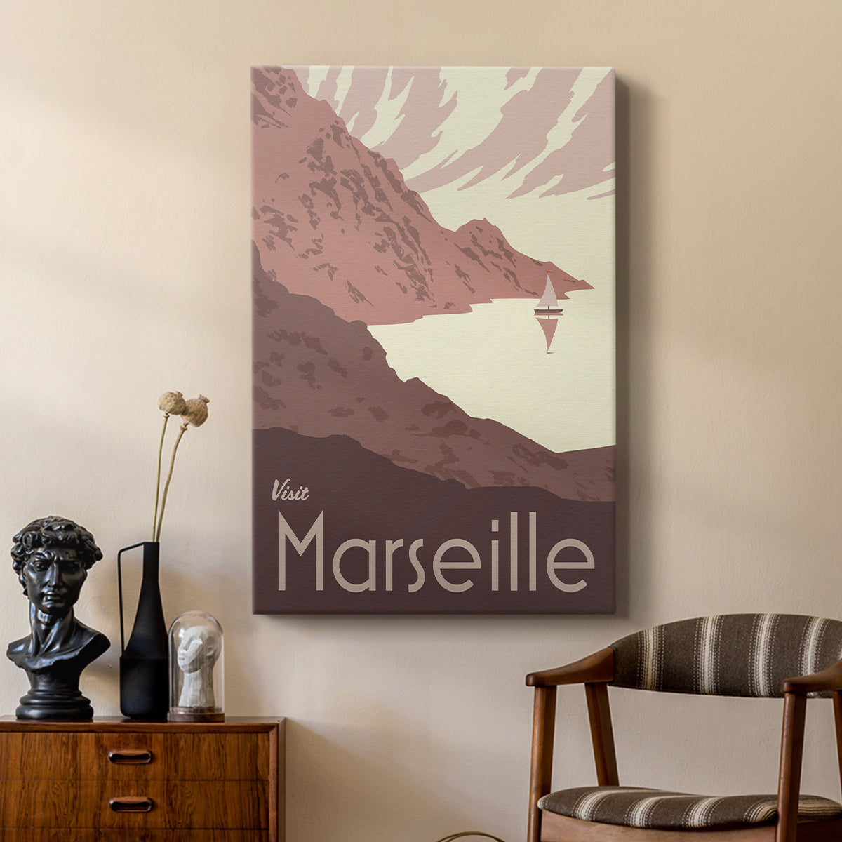 French Coast I - Canvas Art Print