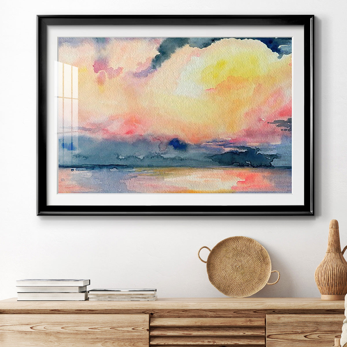 Prism Seascape III - Modern Framed Art Print