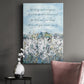 Be Strong Flower Field Premium Gallery Wrapped Canvas - Ready to Hang