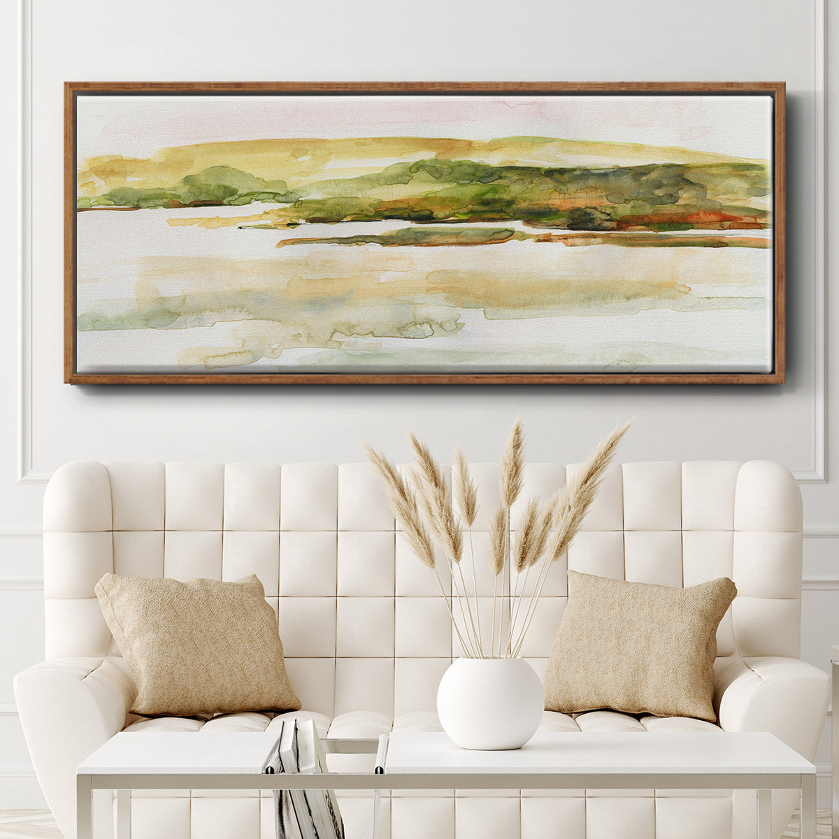 Coastal Morning - Floater Framed Canvas Print