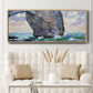 The Manneport, Seen from Below, 1883 - Floater Framed Canvas Print