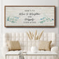 Floral Happily - Floater Framed Canvas Print