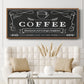 Coffee Everyday - Floater Framed Canvas Print