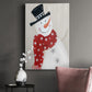 Festive Snowman I Premium Gallery Wrapped Canvas - Ready to Hang