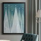 Mod Evergreens I - Modern Framed Canvas Print