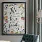 Life is the Best - Modern Framed Canvas Print