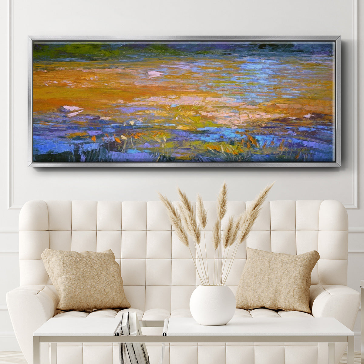 Indian Summer - Floater Framed Canvas Print