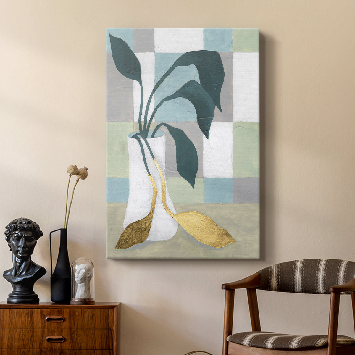 Plant Vased II - Canvas Art Print