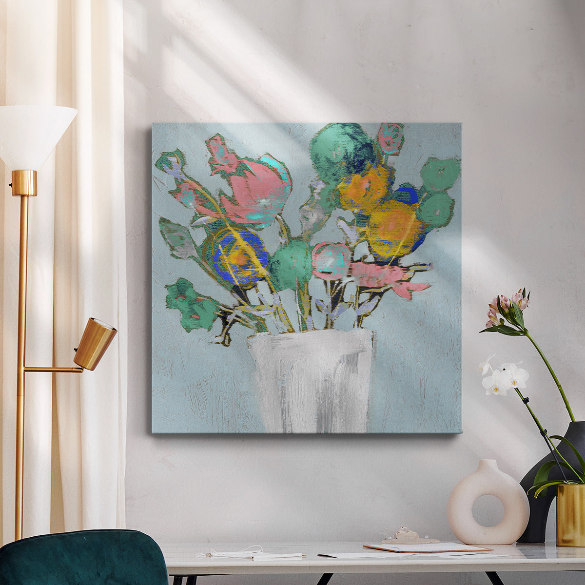 Fun Bouquet I - Canvas Art Print