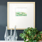 Green Mist Vista I Premium Framed Print Double Matboard