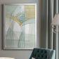 Mint Reflection I - Modern Framed Canvas Print