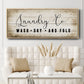 Laundry Co. - Floater Framed Canvas Print