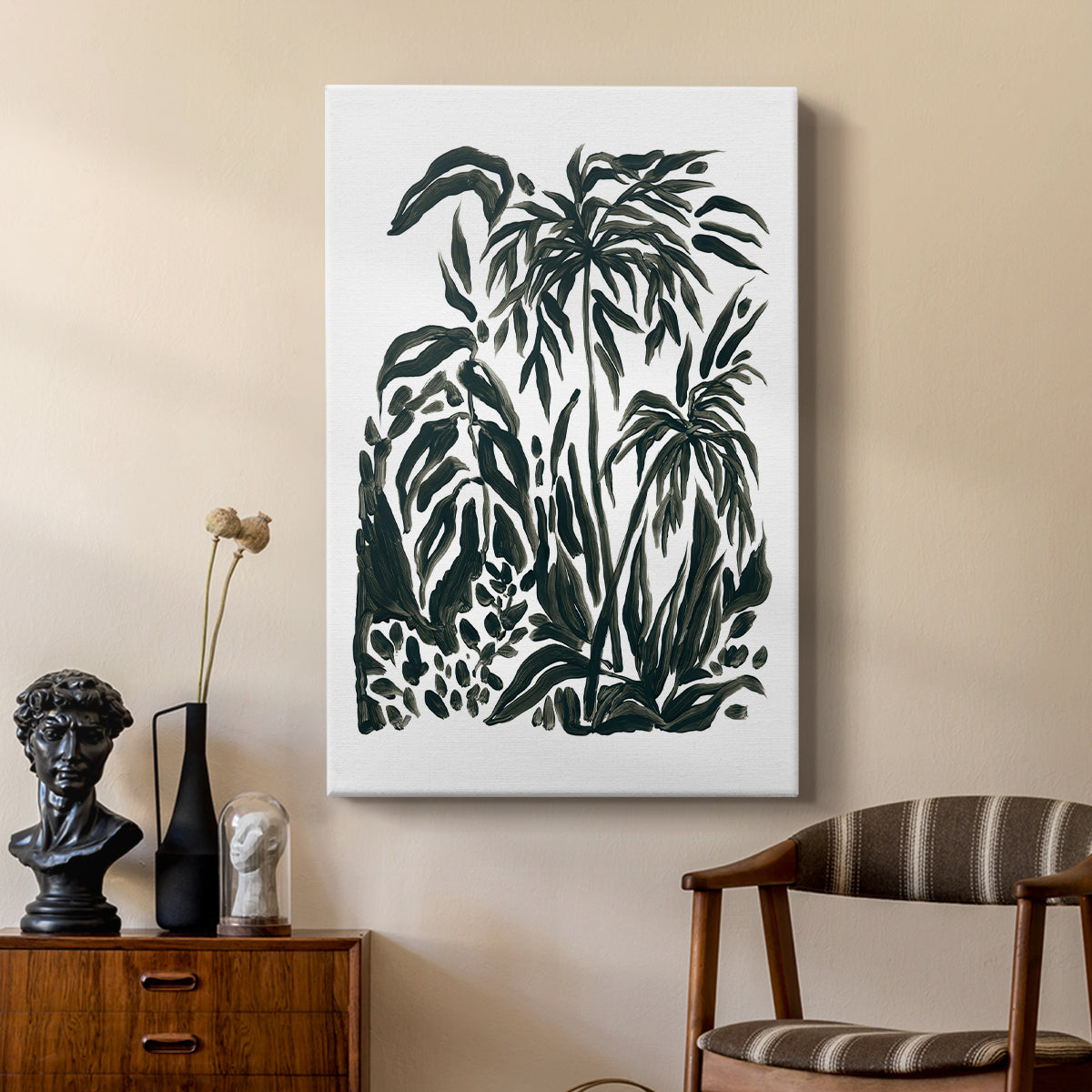 Ink Jungle IV - Canvas Art Print