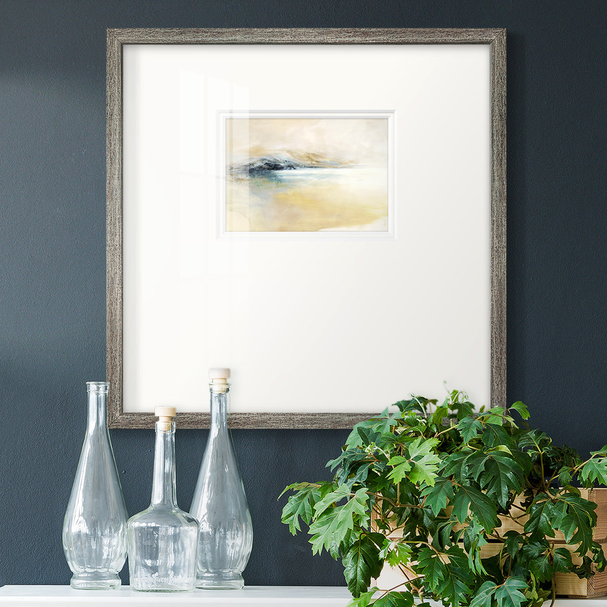 Lost in Thought - Double Matboard Framed Print