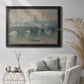 Waterloo Bridge, Gray Day - Ornate Framed Canvas Print