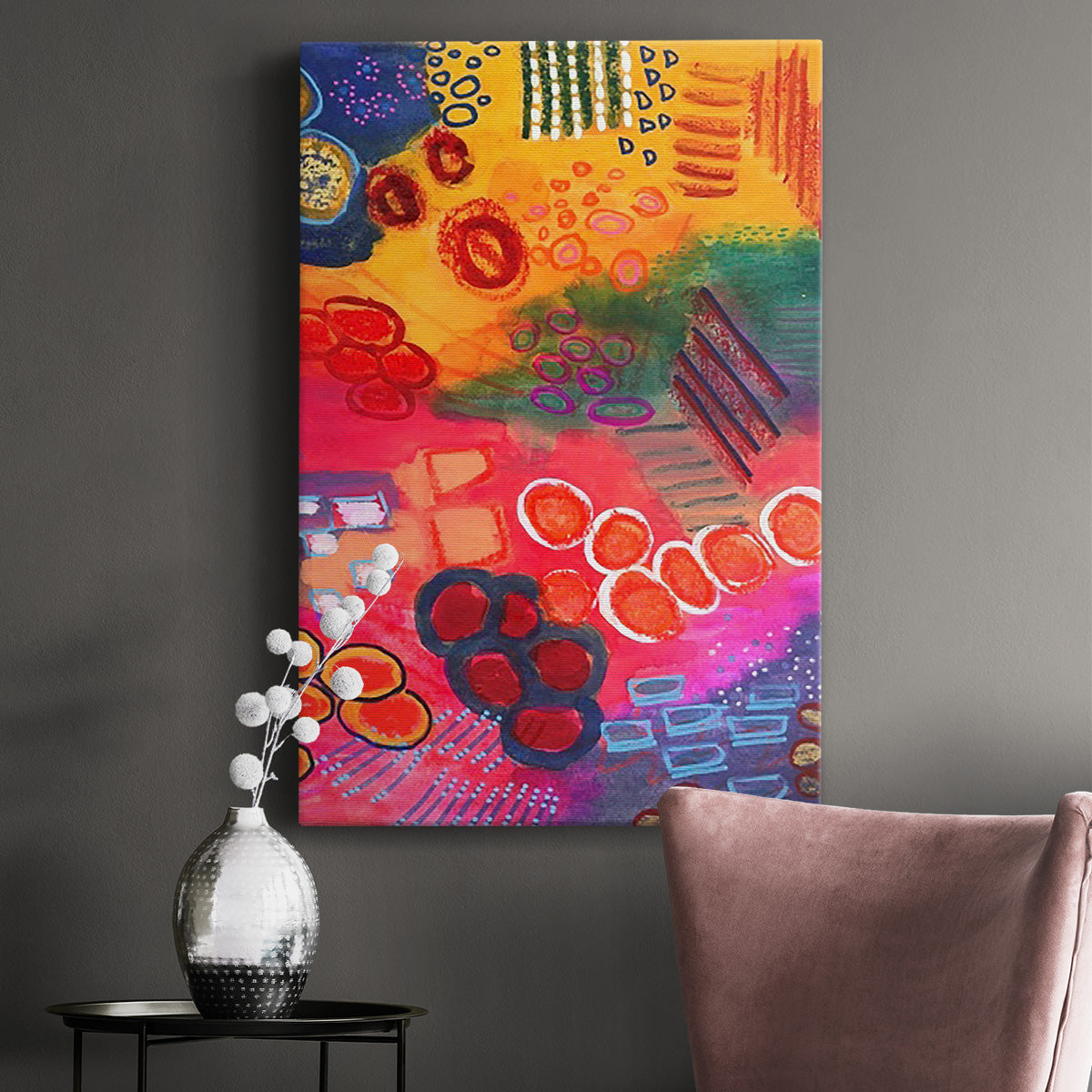 Vivaciously Changing II Premium Gallery Wrapped Canvas - Ready to Hang