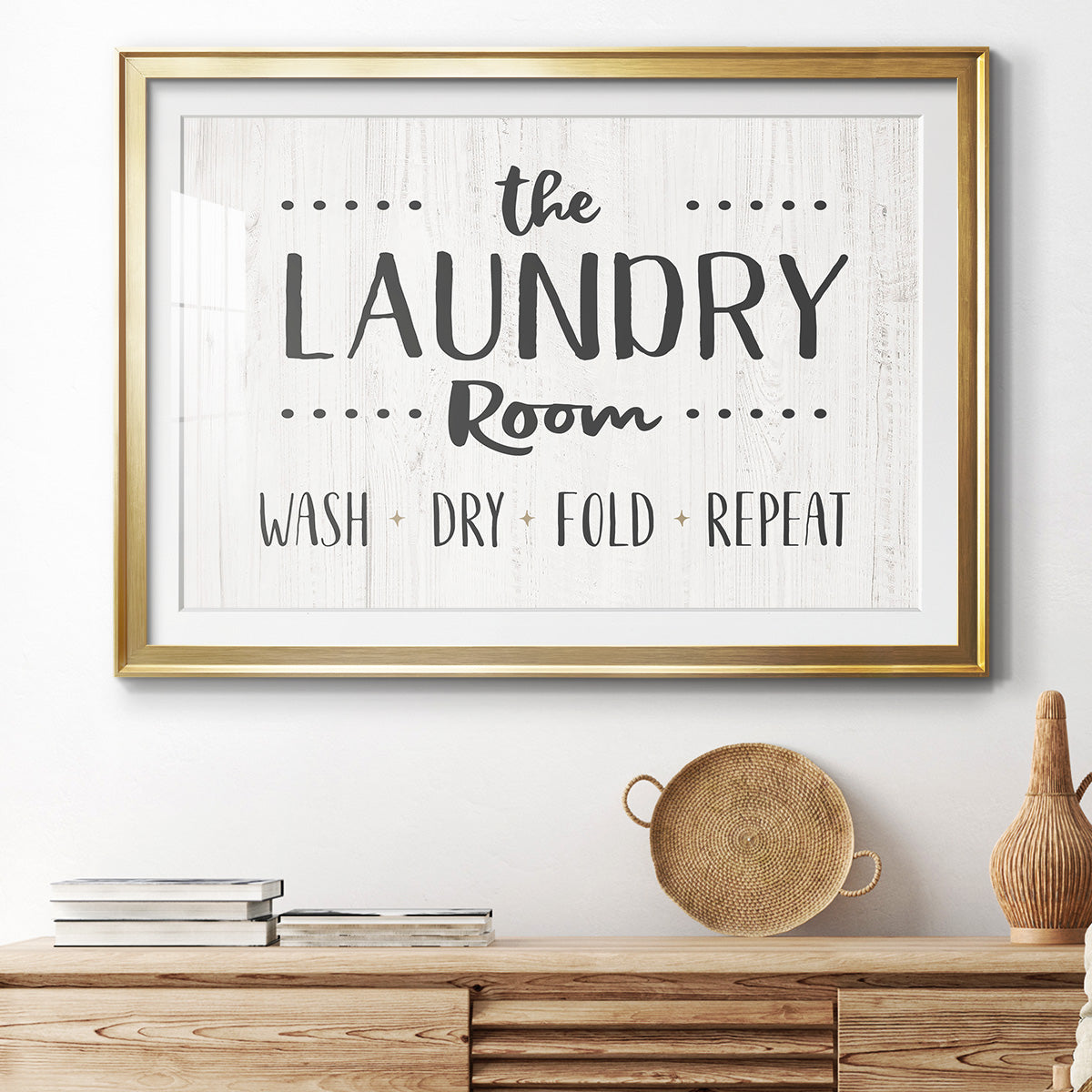 The Laundry Room - Modern Framed Art Print