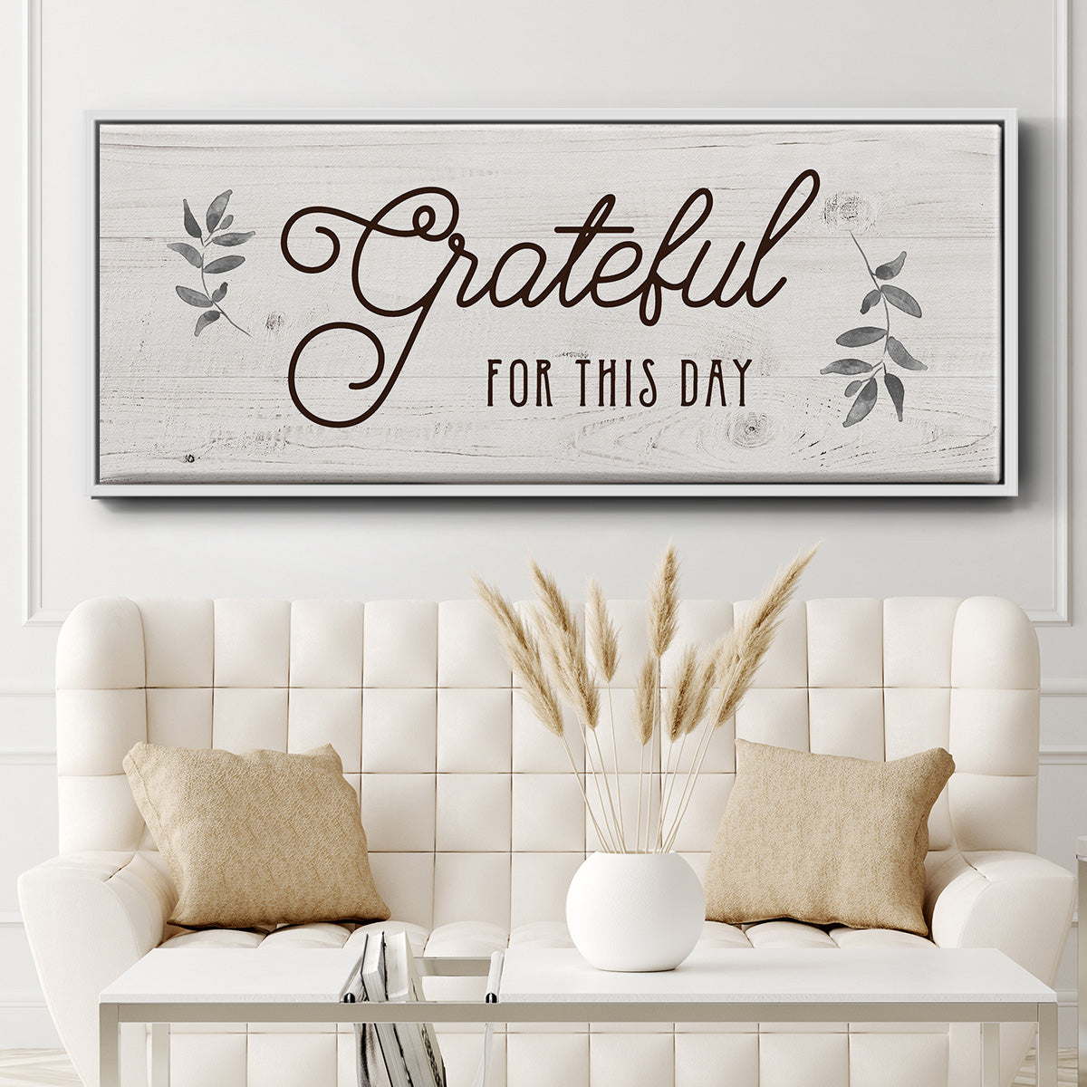 For this Day - Floater Framed Canvas Print