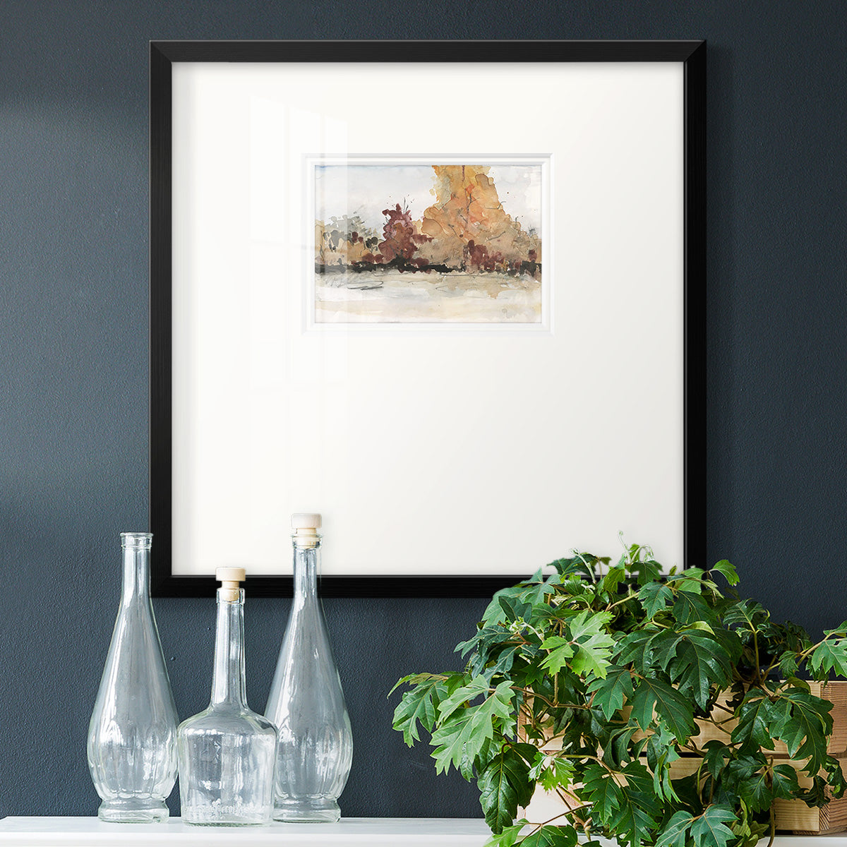 The Autumn View II Premium Framed Print Double Matboard