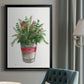 Winter Greens - Modern Framed Canvas Print